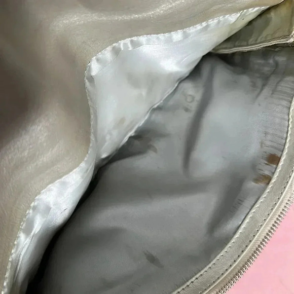 Silver And Gold tone Large Clutch Bag - Picture 8 of 8